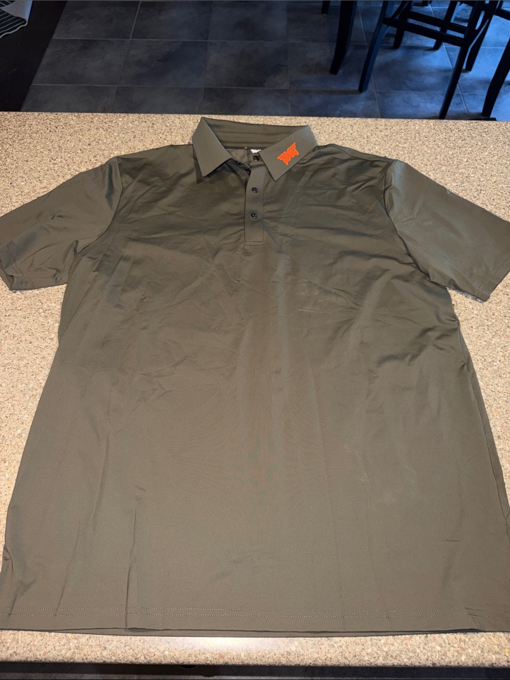 Pxg Olive Green Golf Polo Shirt